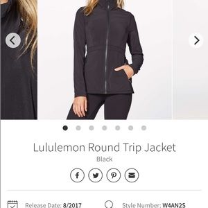 Lululemon jacket - black